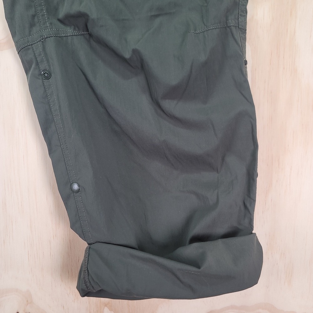 REI Co-op Sahara Cargo Hiking Pants Mens 36x32 Olive Green Roll Up Leg Stretch - Picture 6 of 16